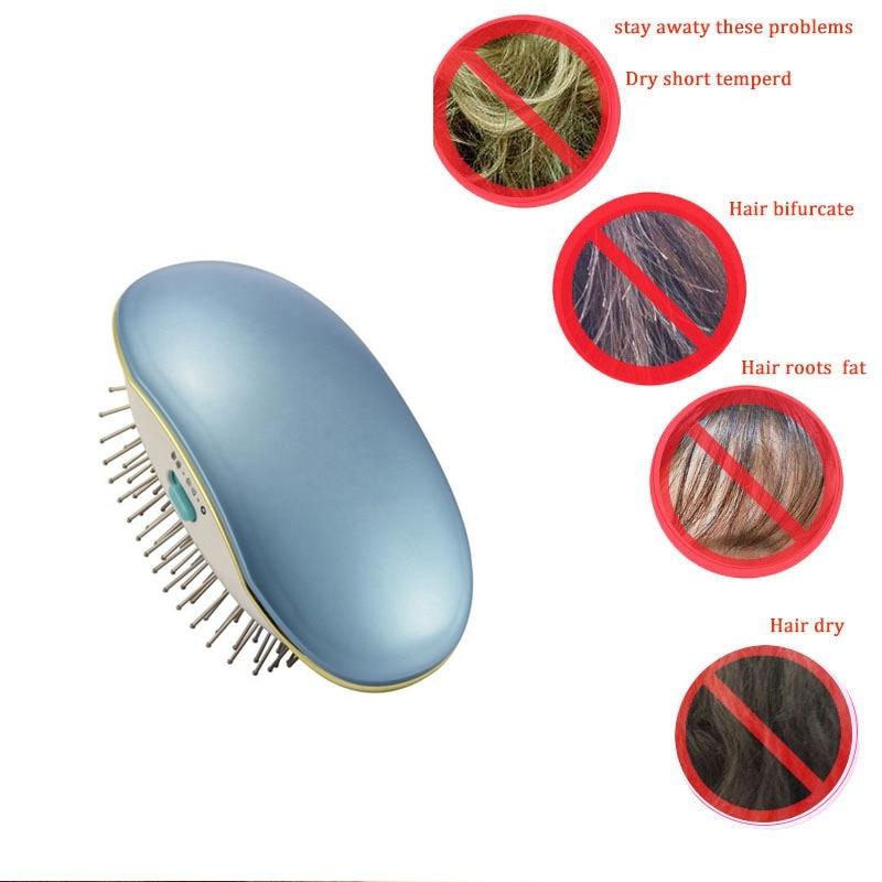 Portable Electric Ionic Hairbrush